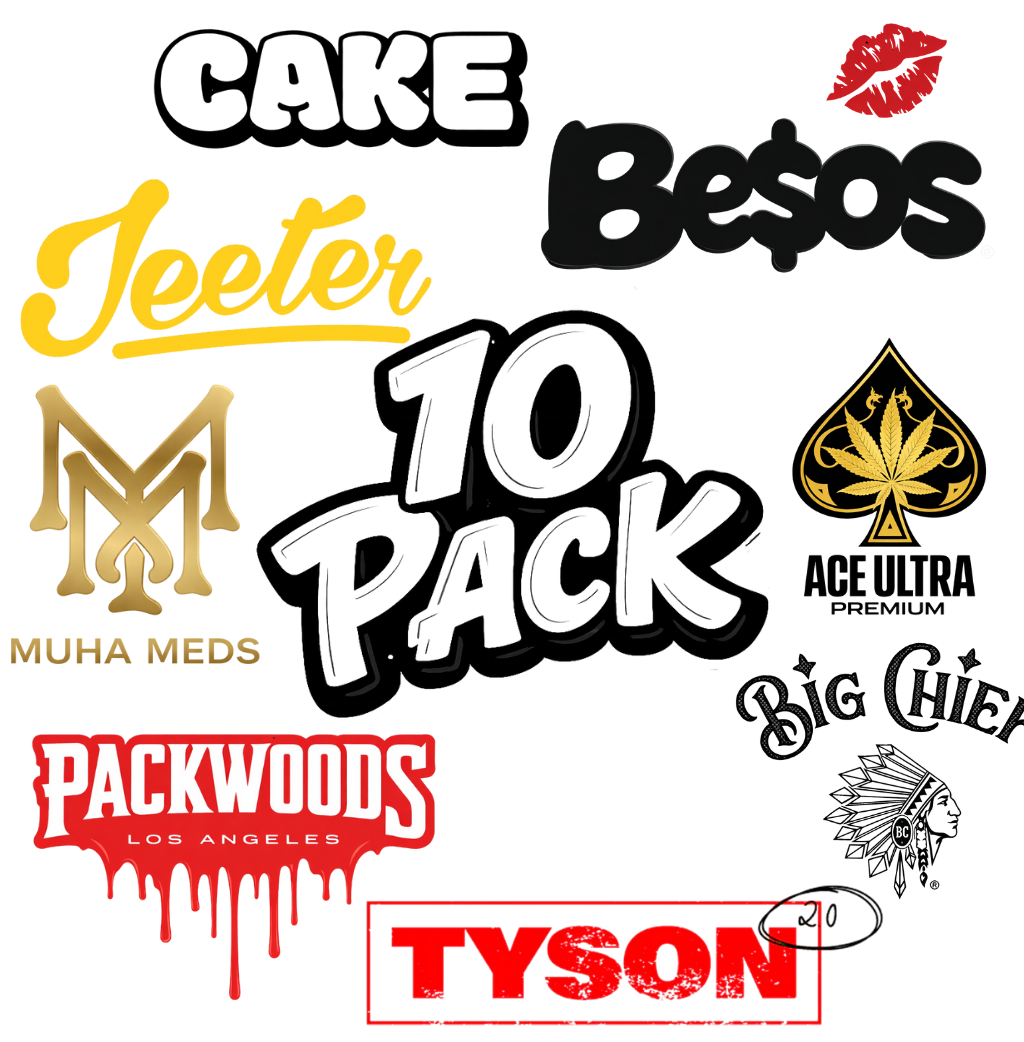 10 Wax pack - ¡Sabores y marcas al azar!