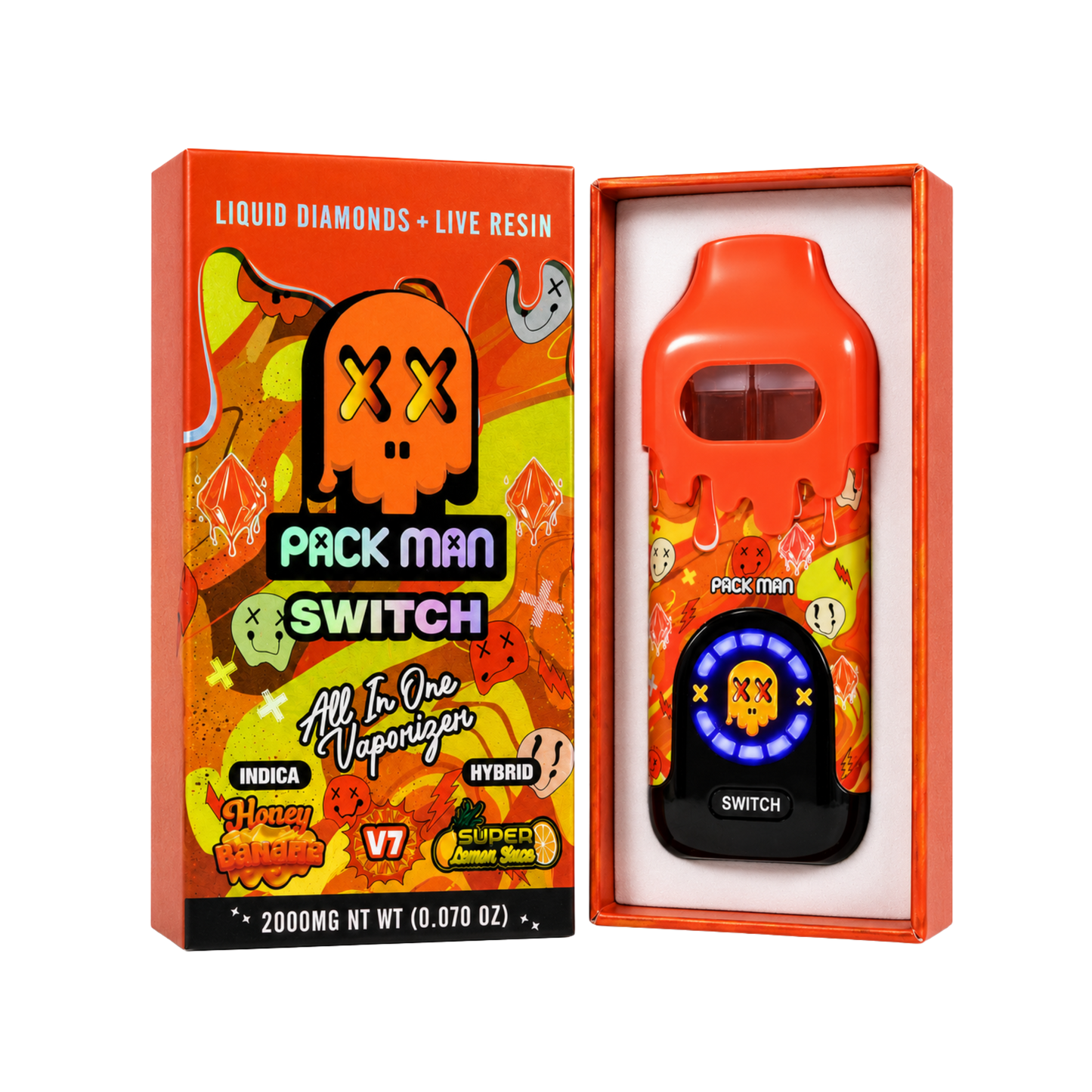 Pack Man Switch 2g - Doble sabor